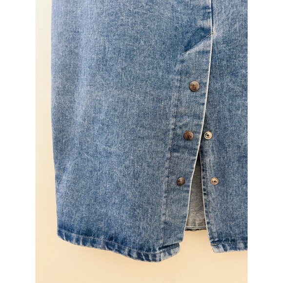 Vintage St. John’s Bay 100% Cotton Maxi Denim Skirt in Women’s SZ 10 Mexico Made - Picture 3 of 7